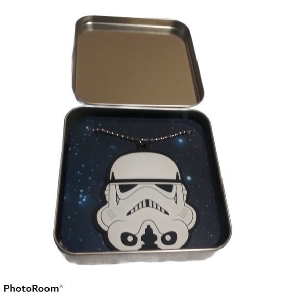 NEW!! Disney Star Wars Force Awakens Storm Trooper Large Pendant Necklac… - Picture 2 of 7